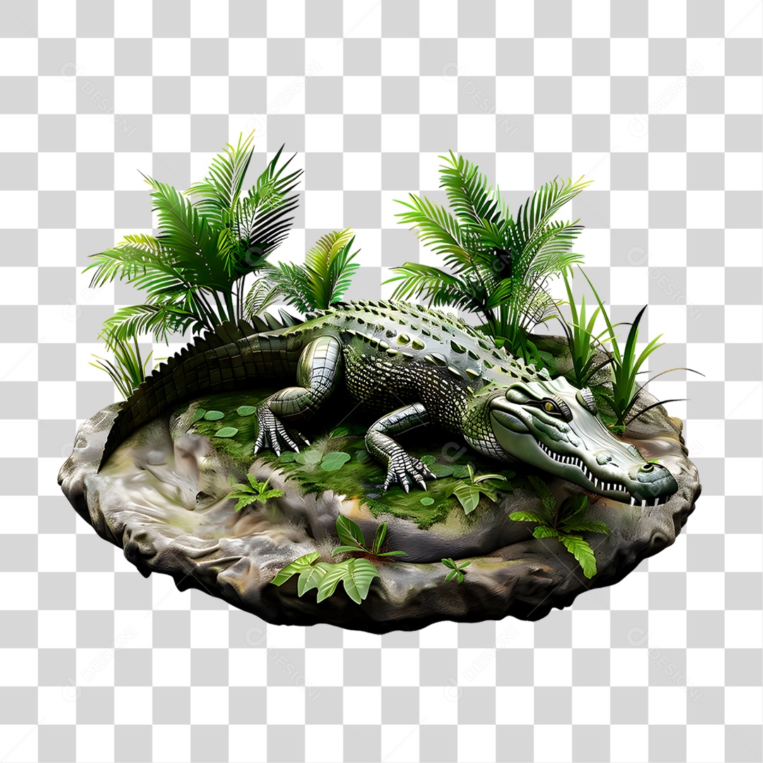 Crocodilo PNG Transparente