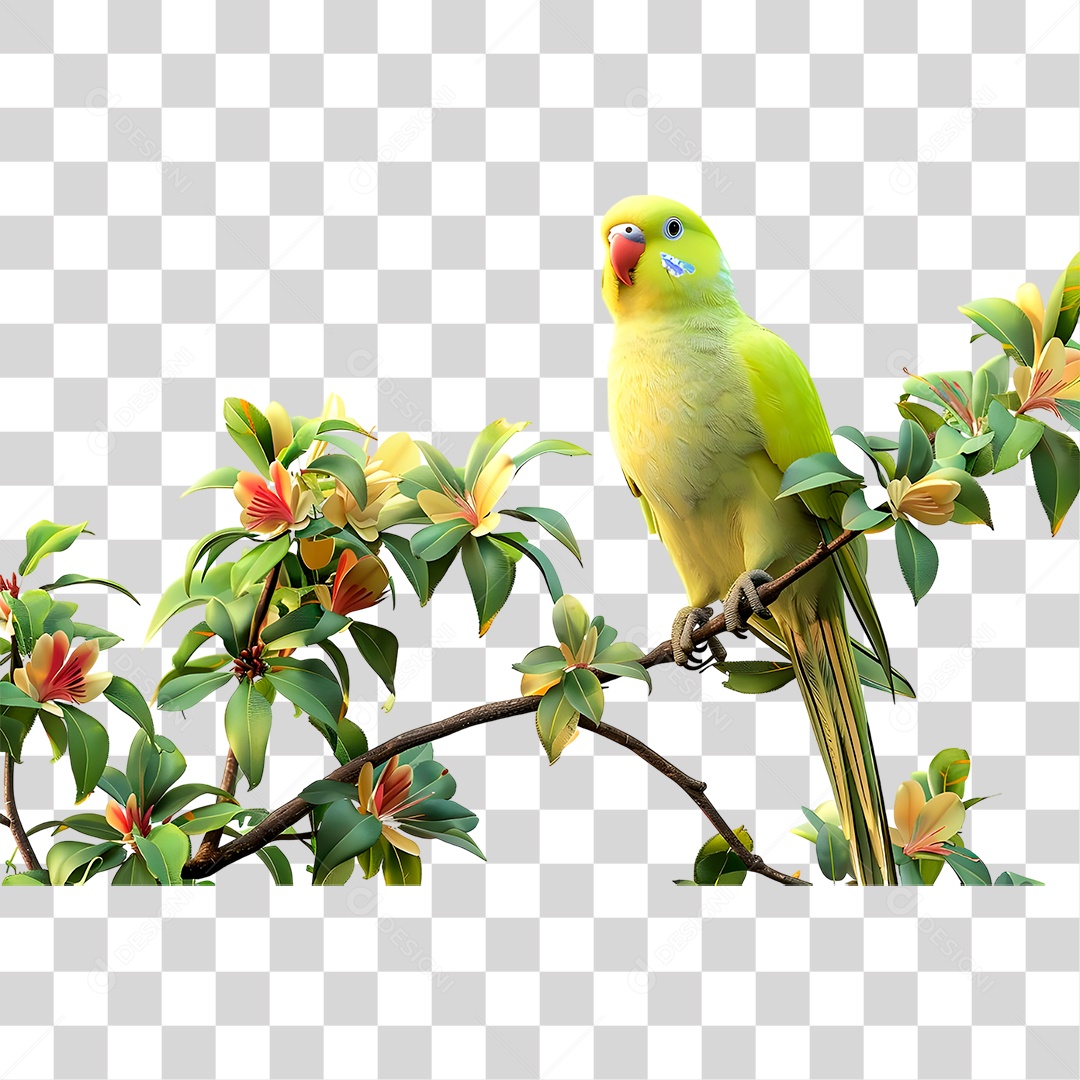 Periquito PNG Transparente