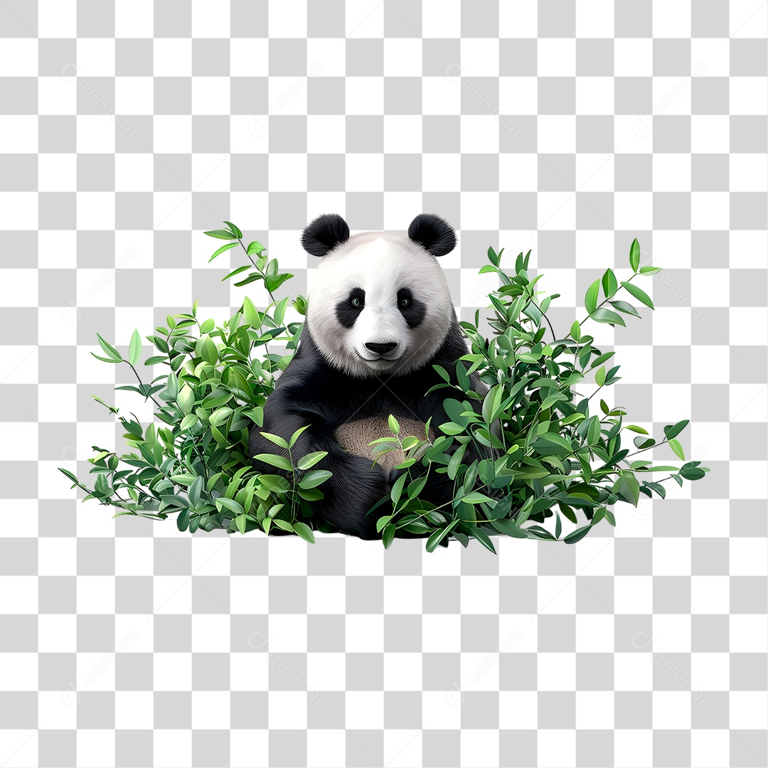 Animal Panda PNG Transparente
