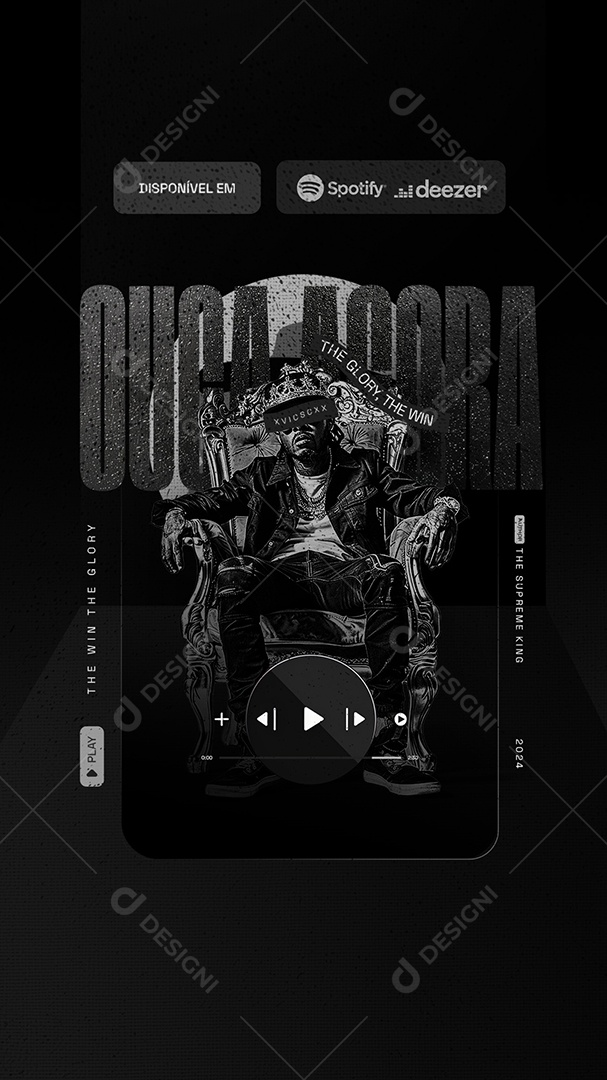 Story Flyer The Glory Artista Gospel Social Media PSD Editável