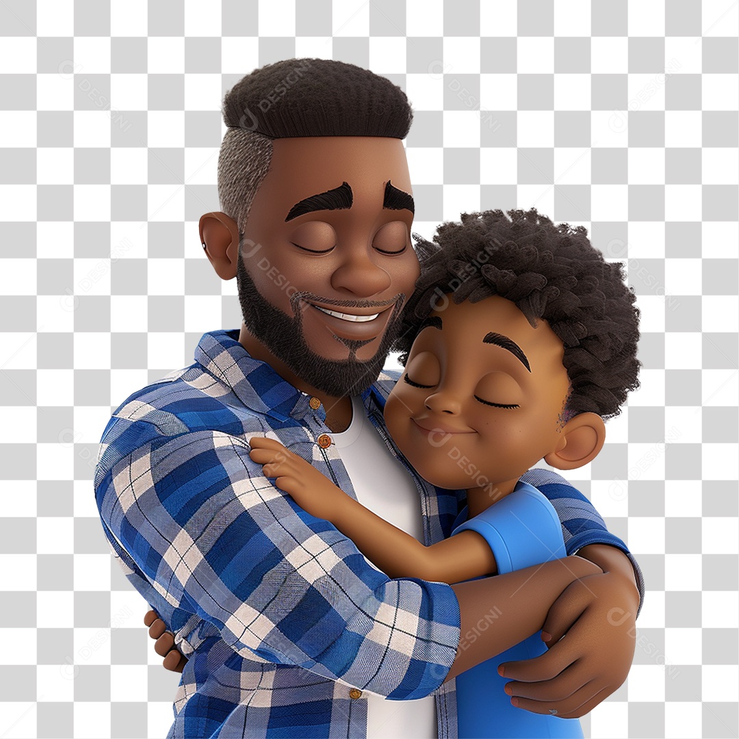 Pai e Filho PNG Transparente
