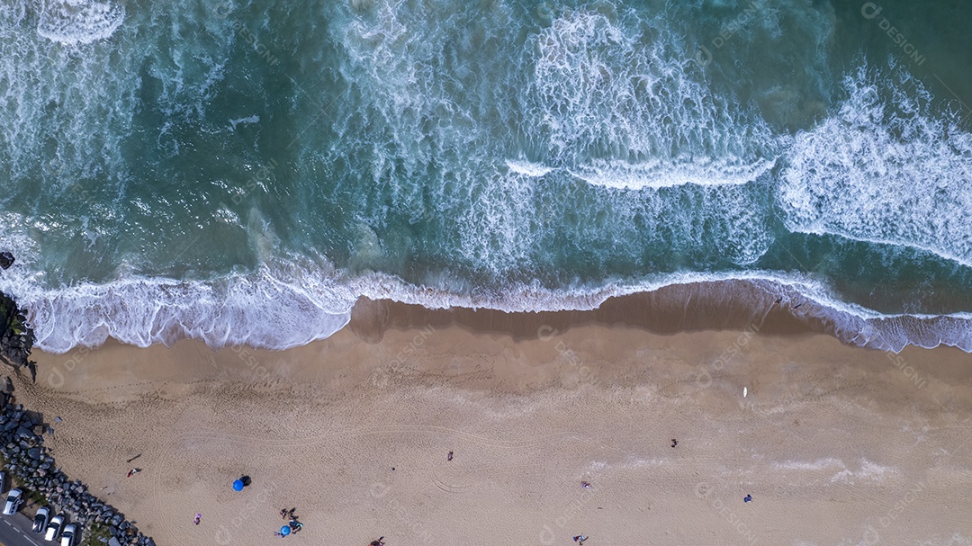 Praia do caldeirão no mirantes das pedras