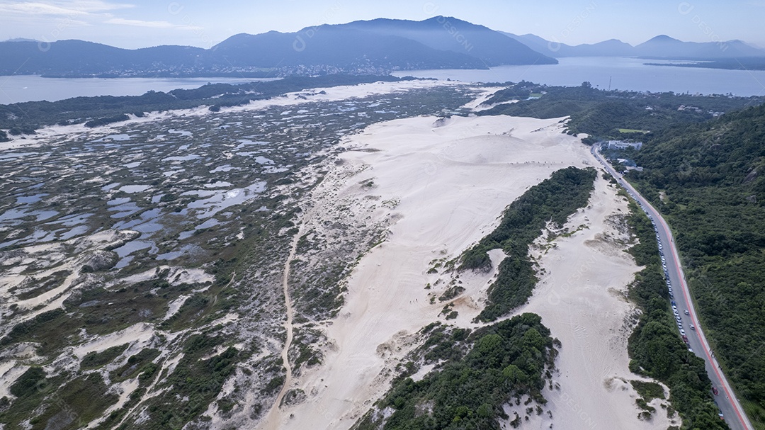 Praia da Joaquina vista linda