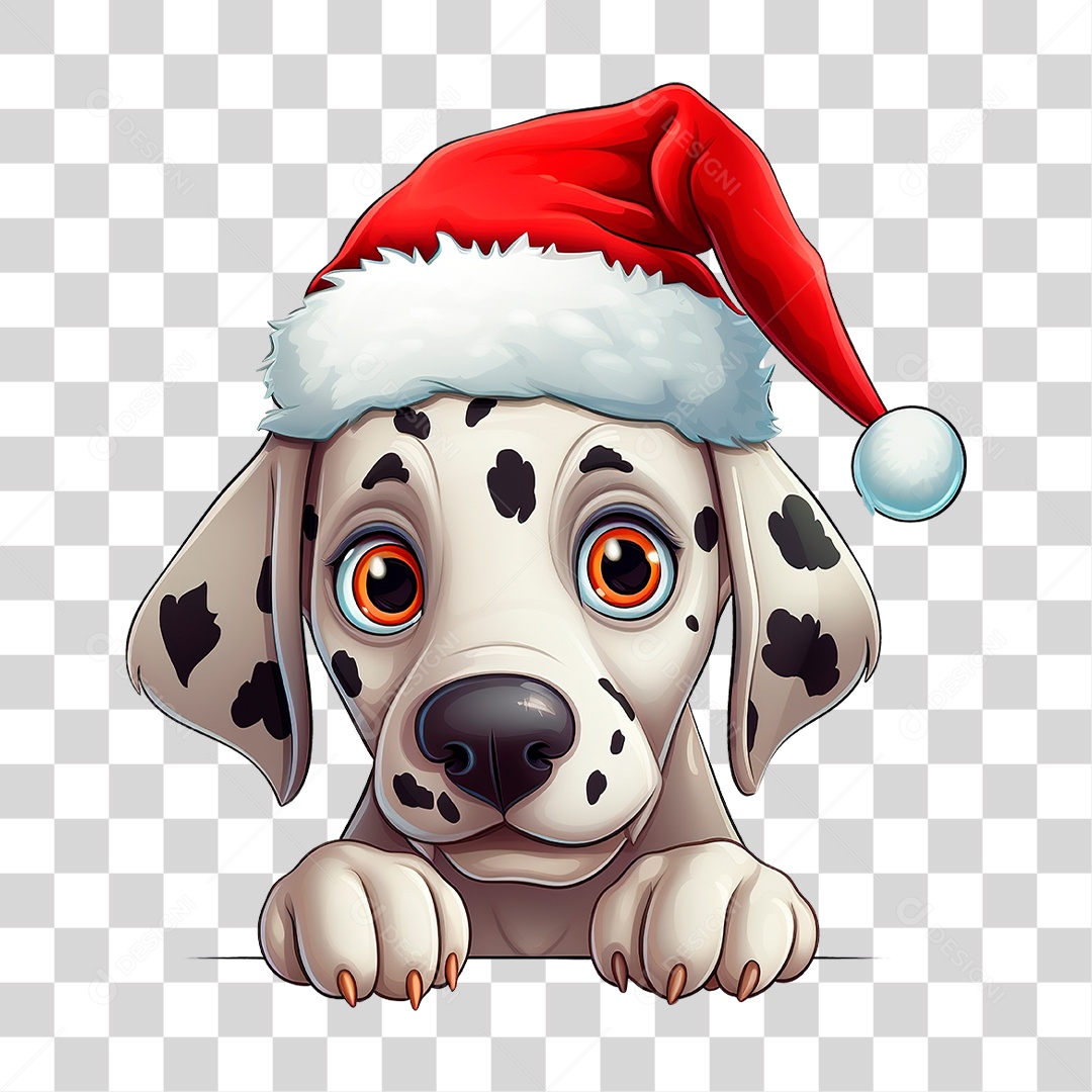 Cachorro com Gorro PNG Transparente