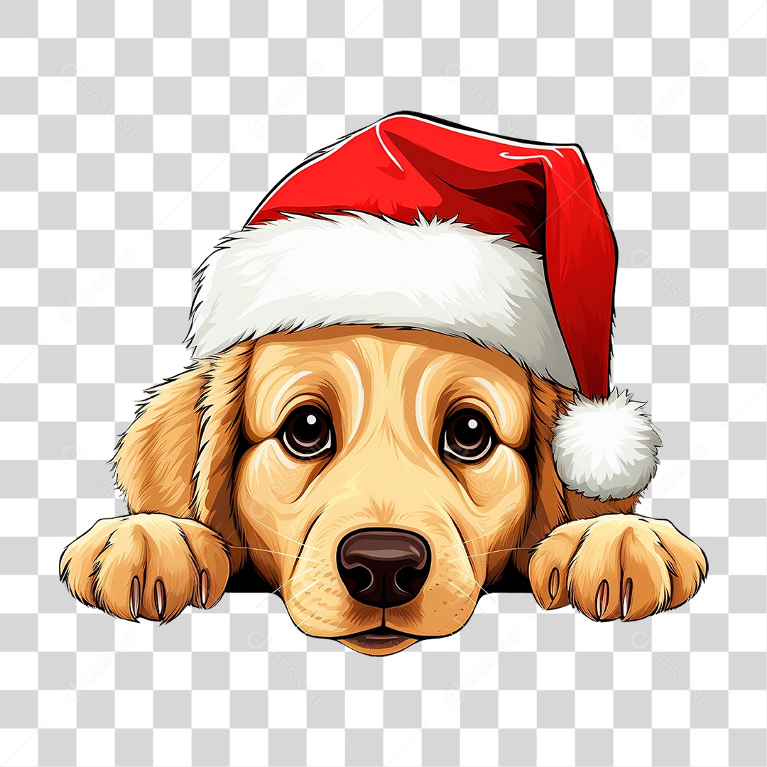 Cachorro com Gorro PNG Transparente