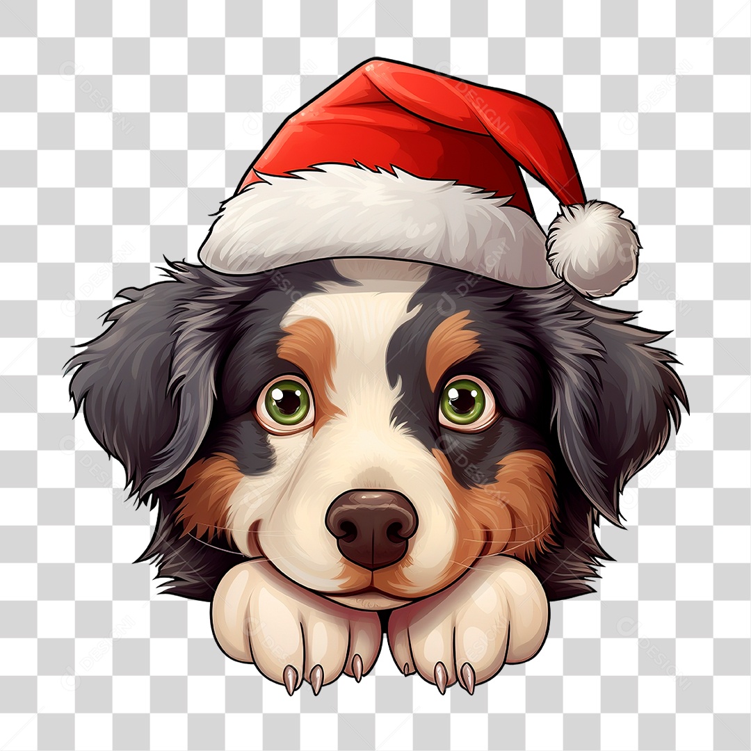 Cachorro com Gorro PNG Transparente