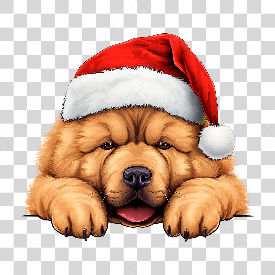 Cachorro com Gorro PNG Transparente