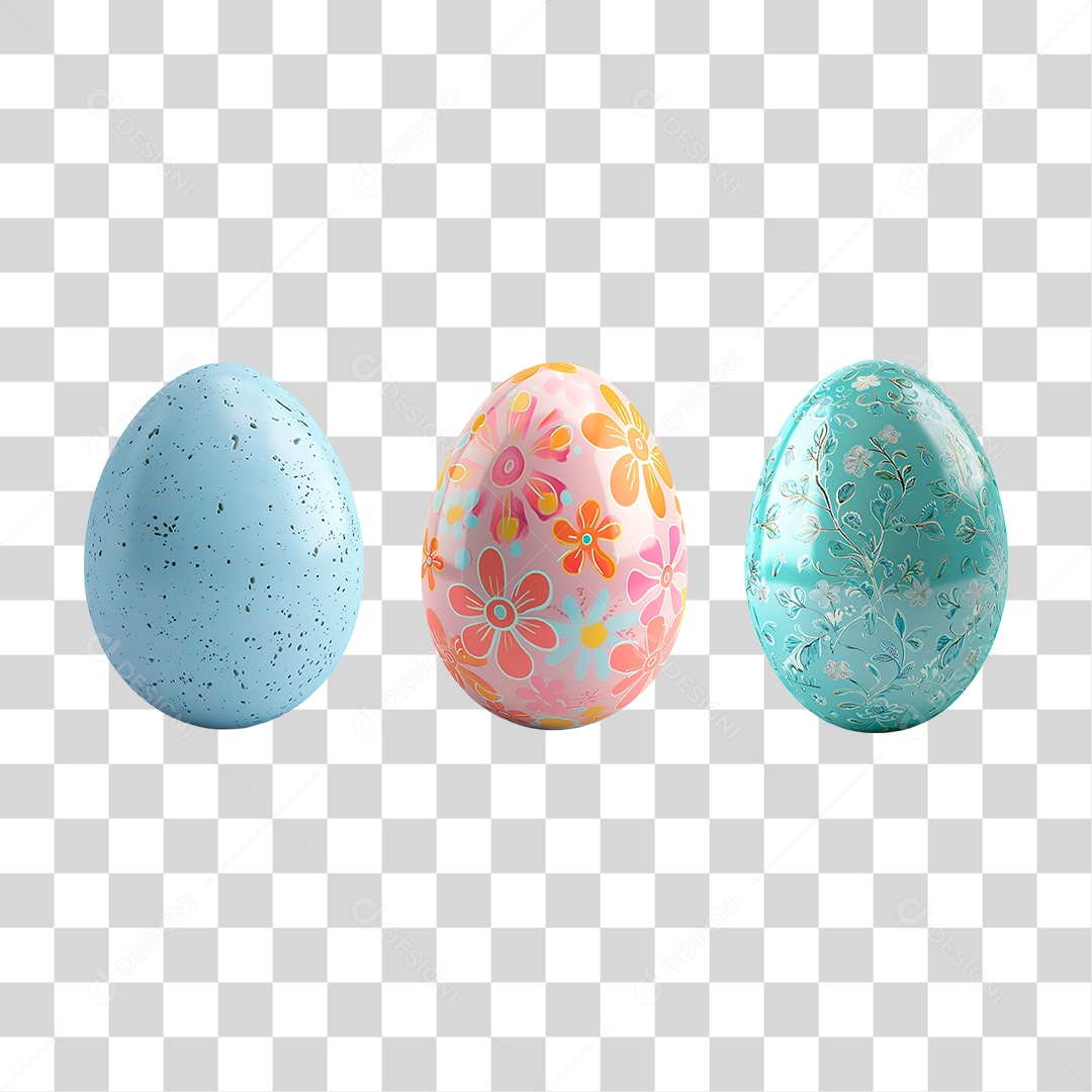 Ovos de Páscoa PNG Transparente