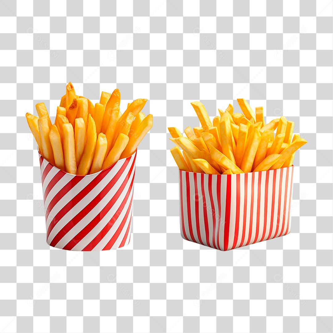 Batata Frita PNG Transparente