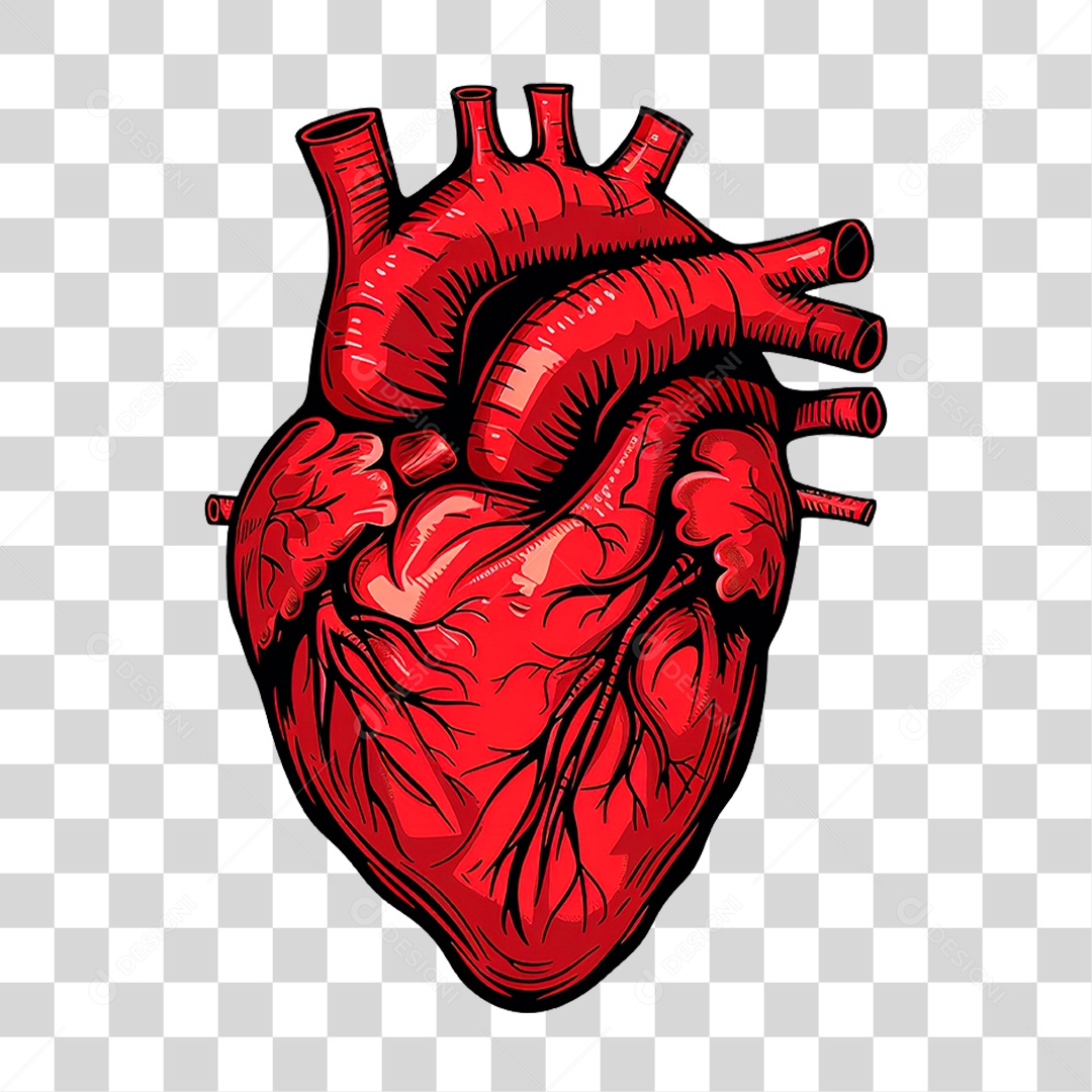 Coração Humano PNG Transparente
