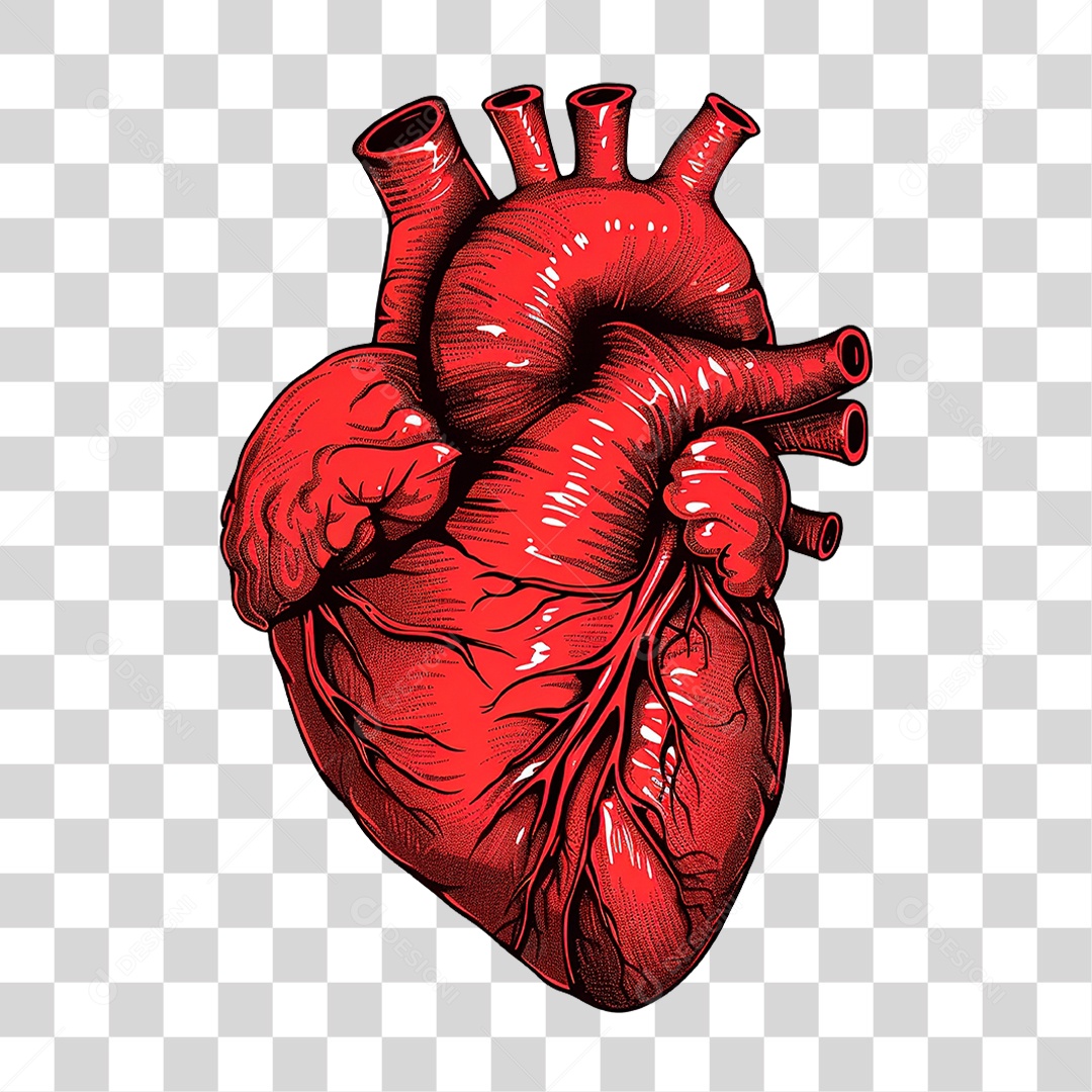 Coração Humano PNG Transparente