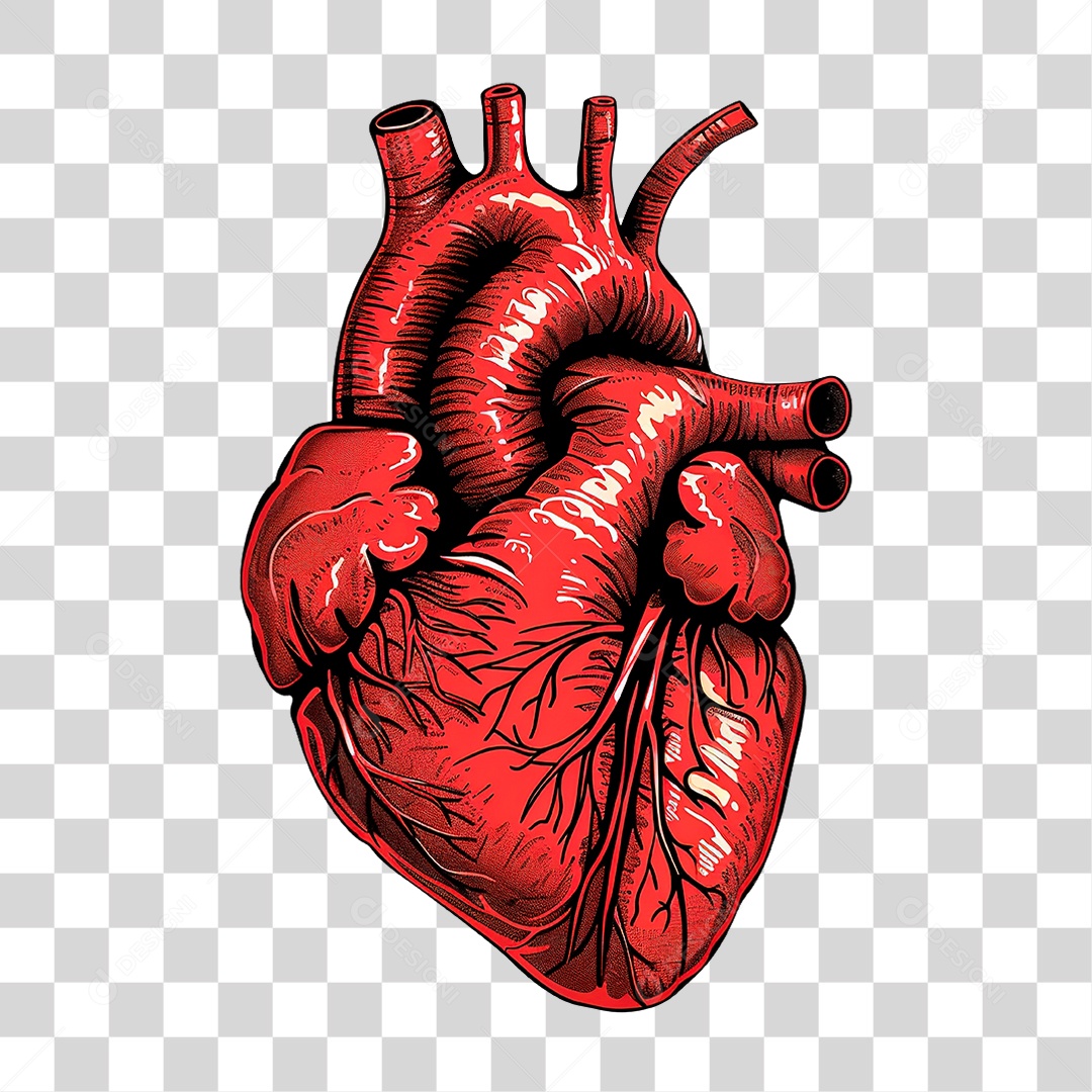 Coração Humano PNG Transparente