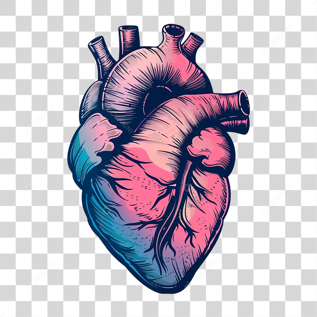 Coração Humano PNG Transparente