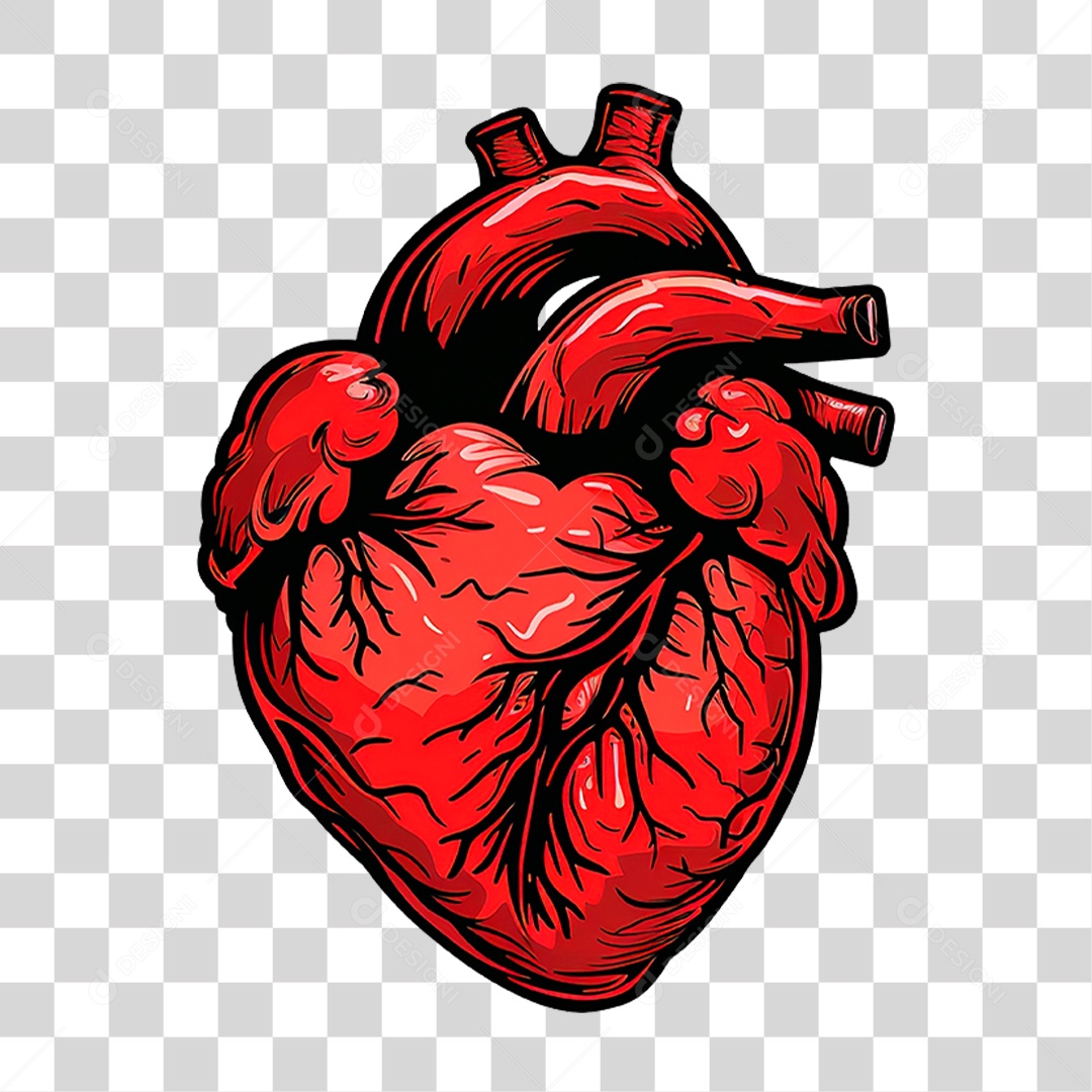 Coração Humano PNG Transparente