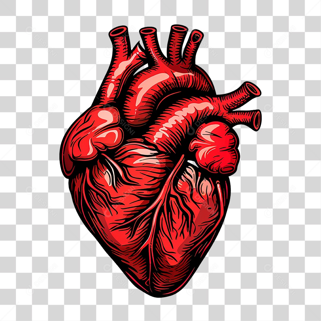 Coração Humano PNG Transparente