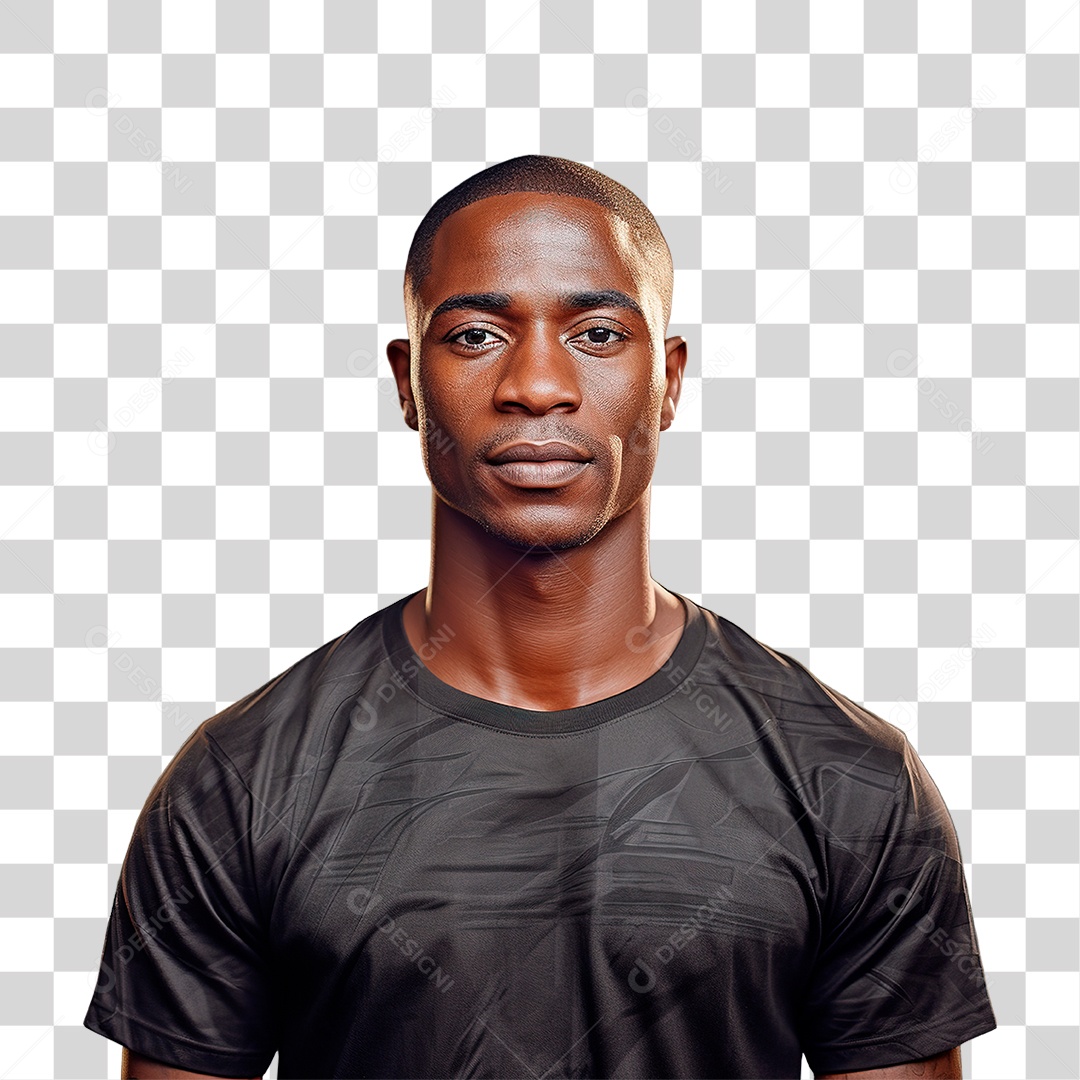 Homem Negro PNG Transparente