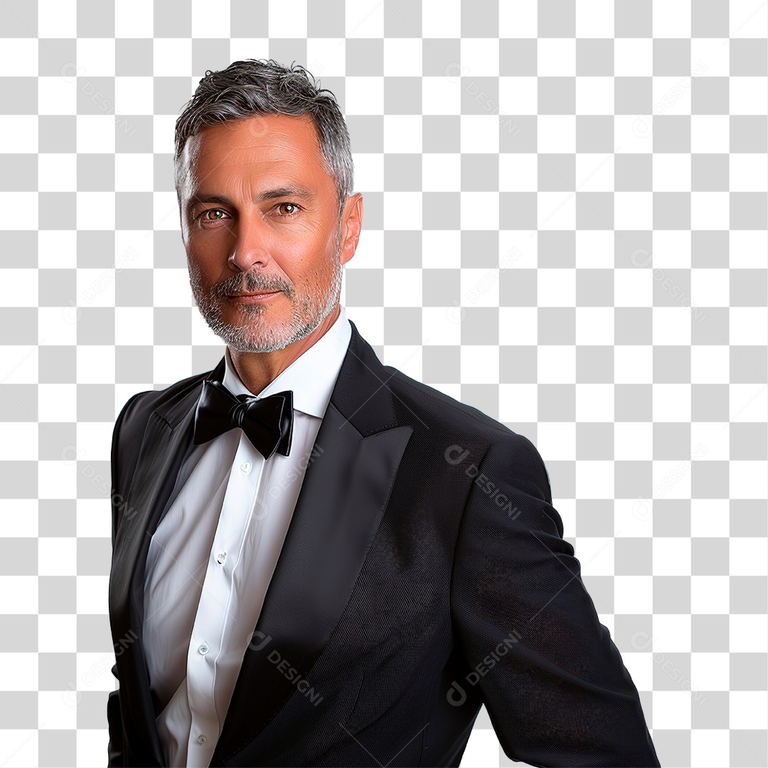 Homem de Terno PNG Transparente