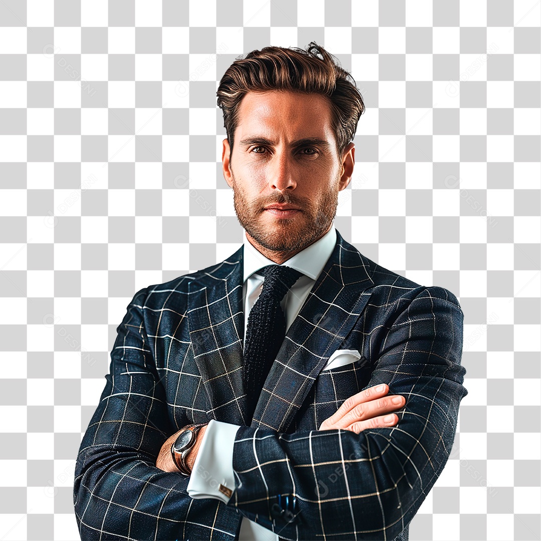 Homem de terno PNG Transparente