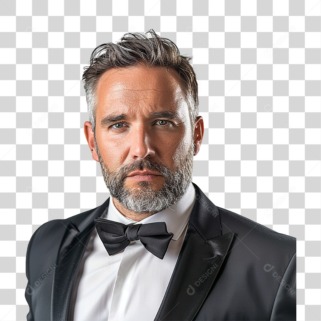 Empresário de Terno PNG Transparente