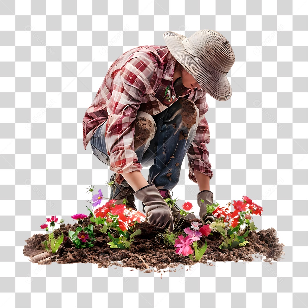 Jardineiro PNG Transparente