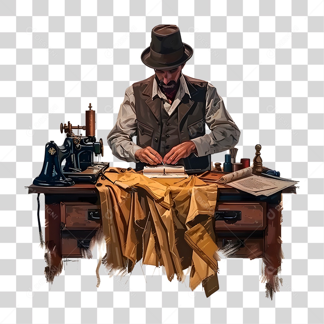 Costureiro PNG Transparente