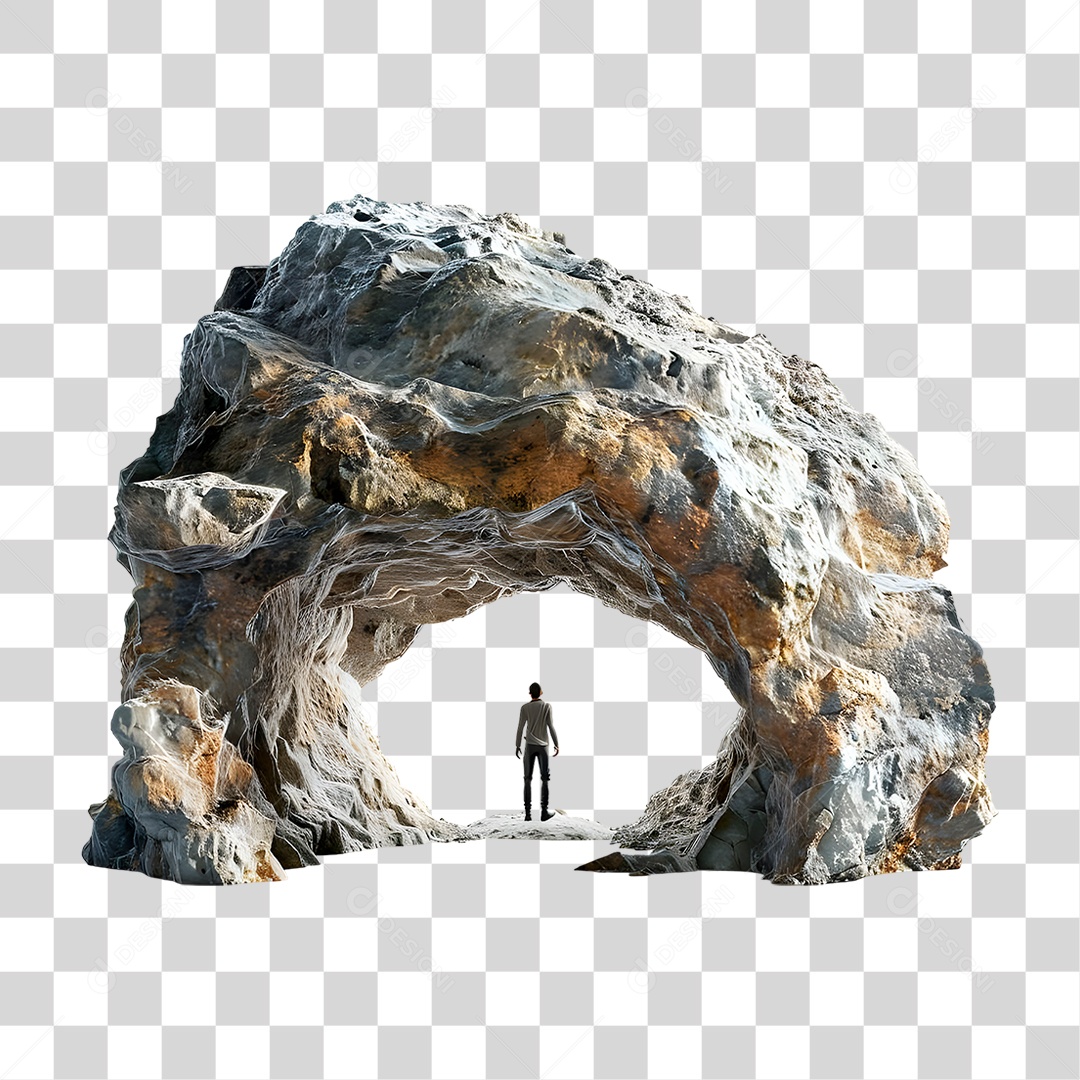 Arco de Pedra PNG Transparente