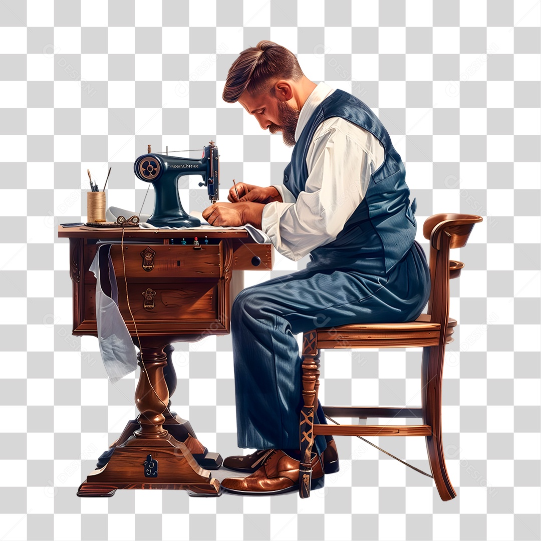 Costureiro PNG Transparente