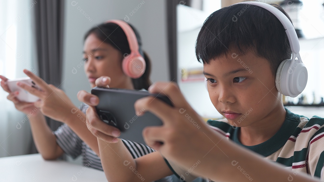 Irmãos jogando online juntos