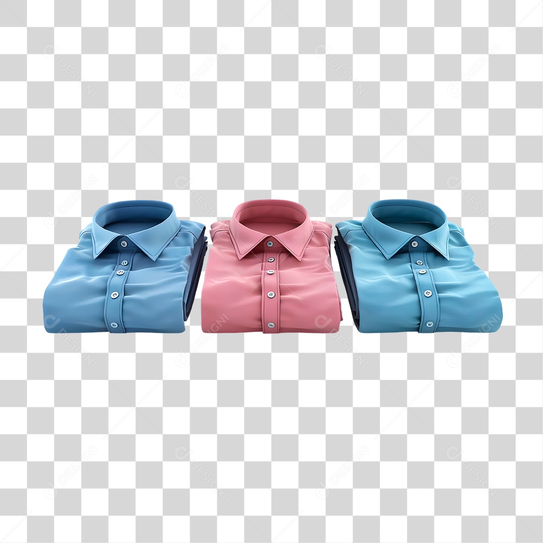 Camisetas Dobrada PNG Transparente