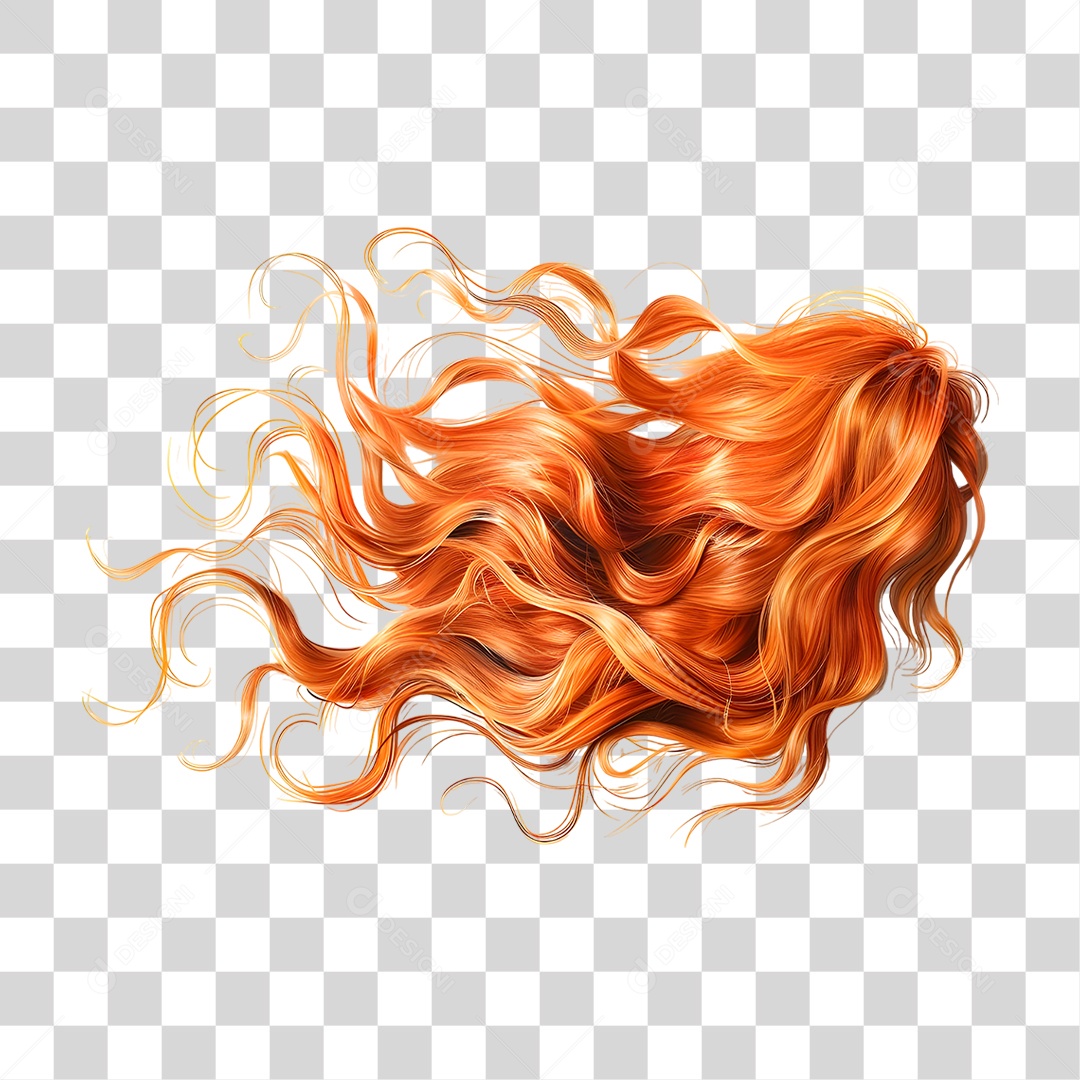 Peruca Raivo PNG Transparente