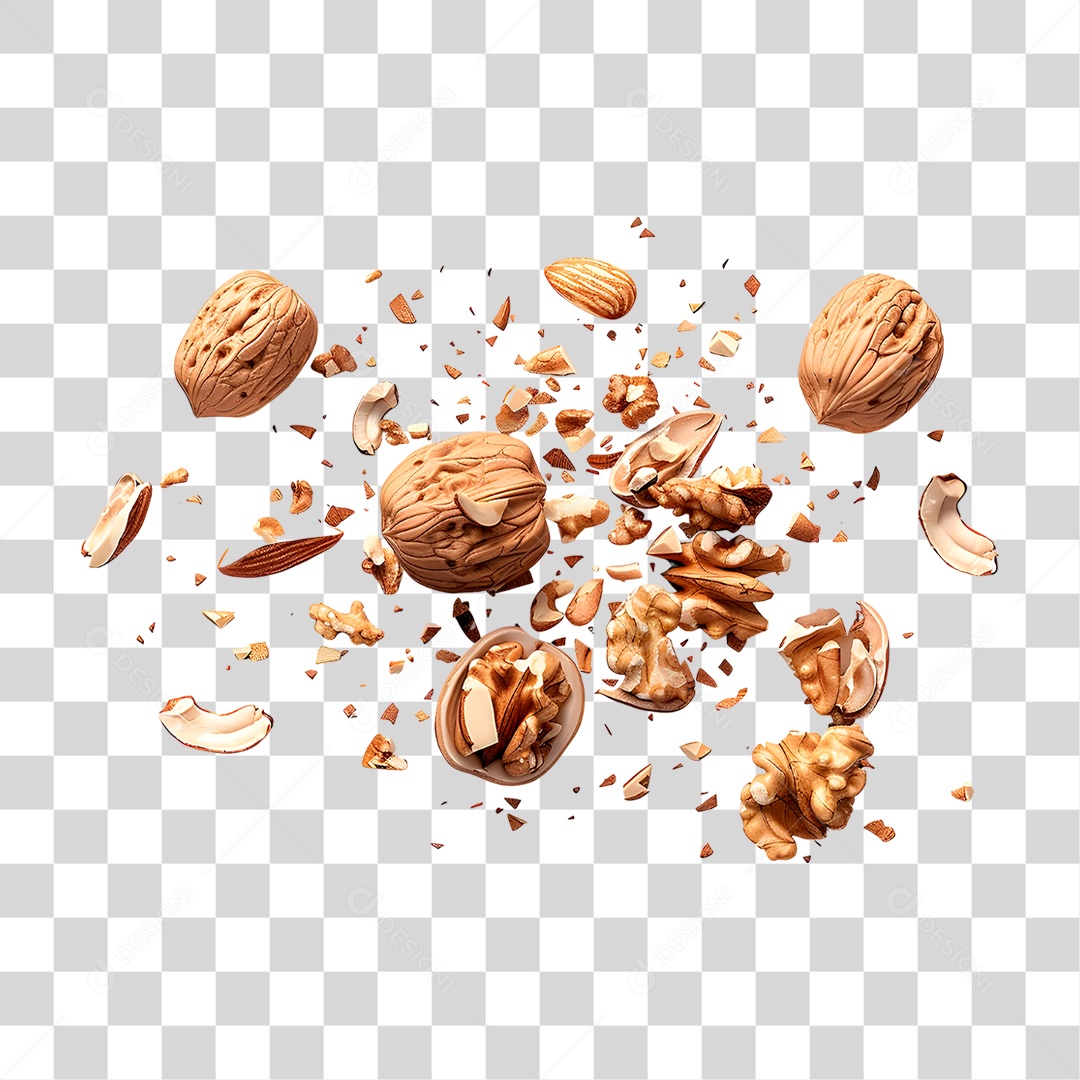 Nozes PNG Transparente