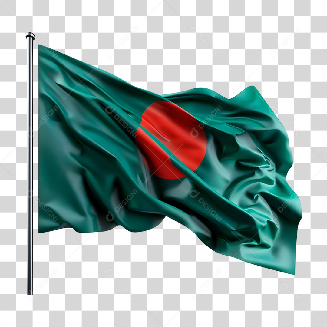 Bandeira do Bangladesh PNG Transparente