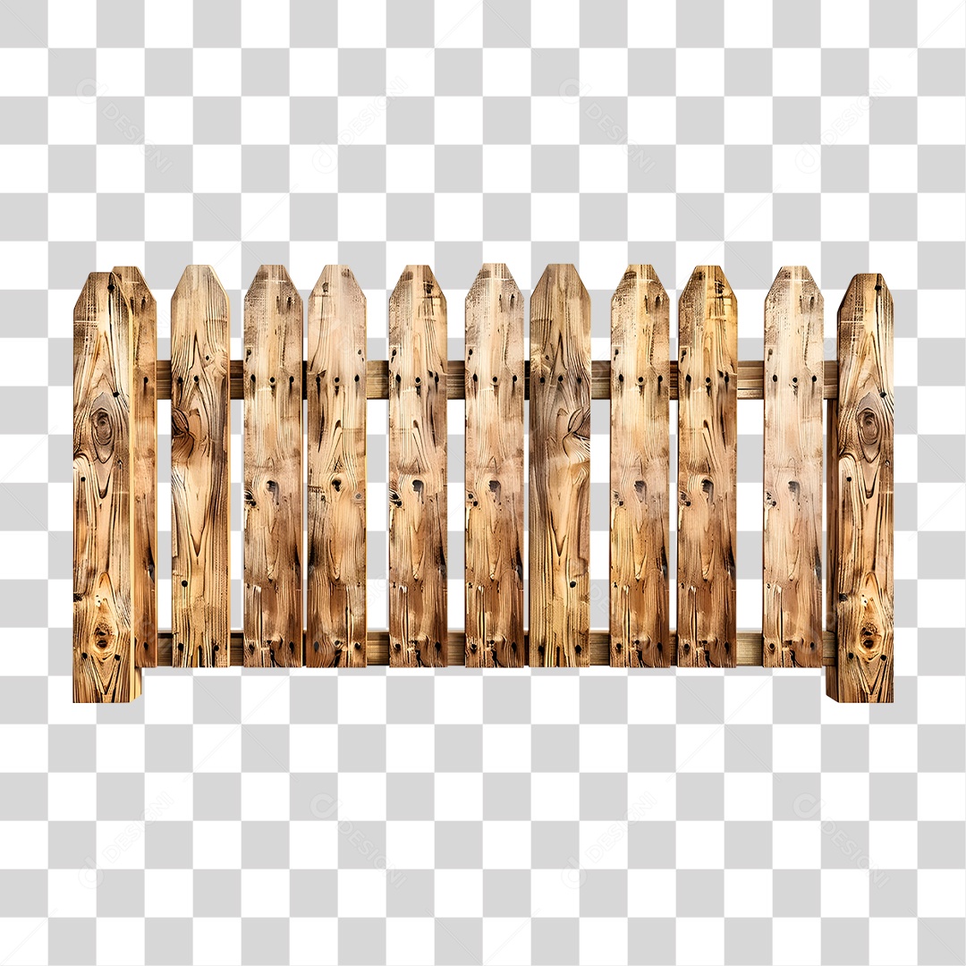 Cerca de Madeira PNG Transparente