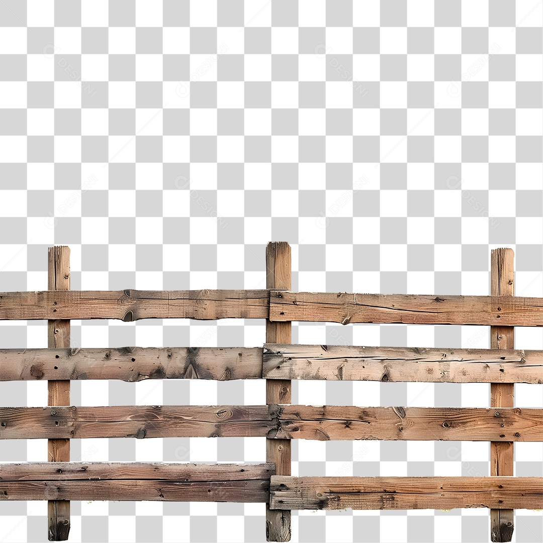 Cerca de Madeira PNG Transparente
