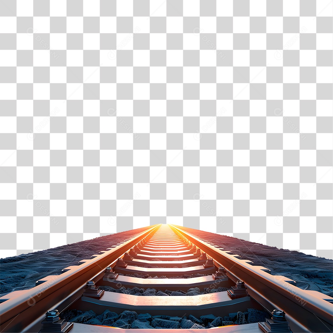Trilho de Ferro PNG Transparente