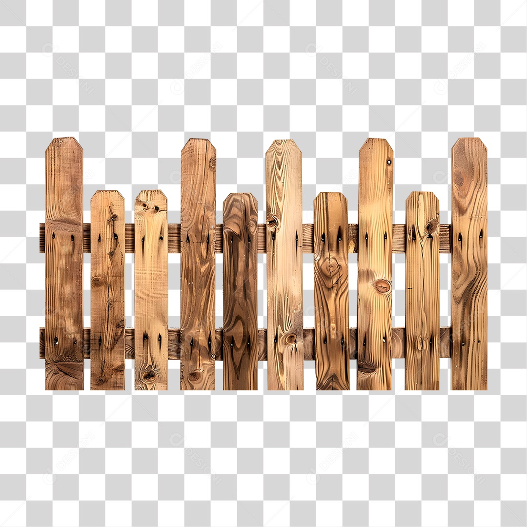 Cerca de Madeira PNG Transparente