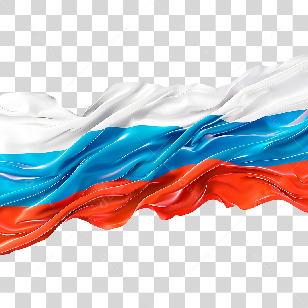 Bandeira da Rússia PNG Transparente