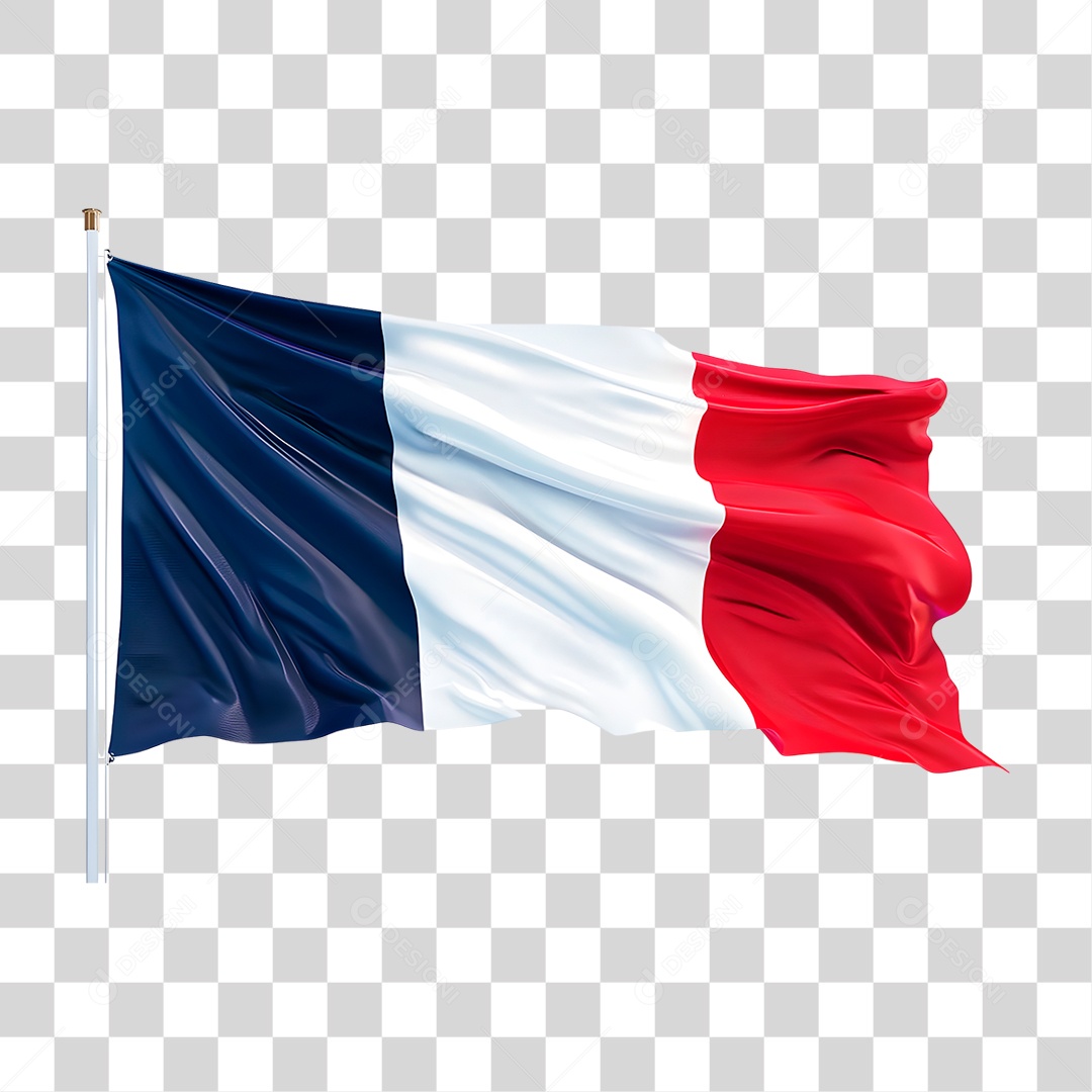 Bandeira da França PNG Transparente