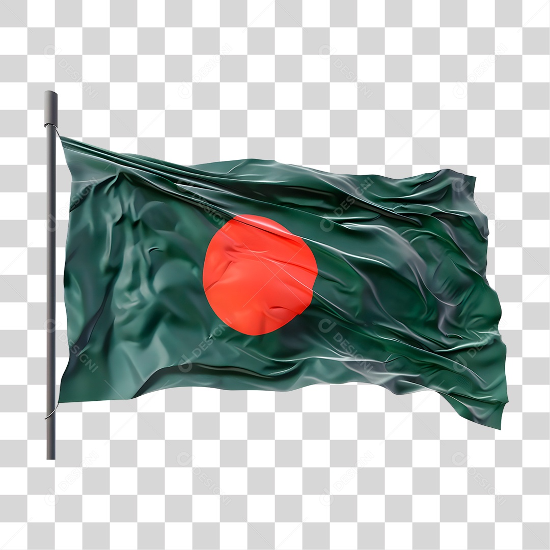 Bandeira do Bangladesh PNG Transparente