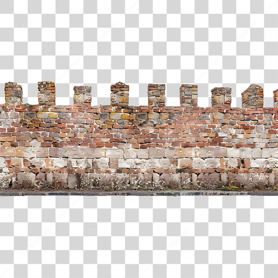 Parede Fortaleza PNG Transparente