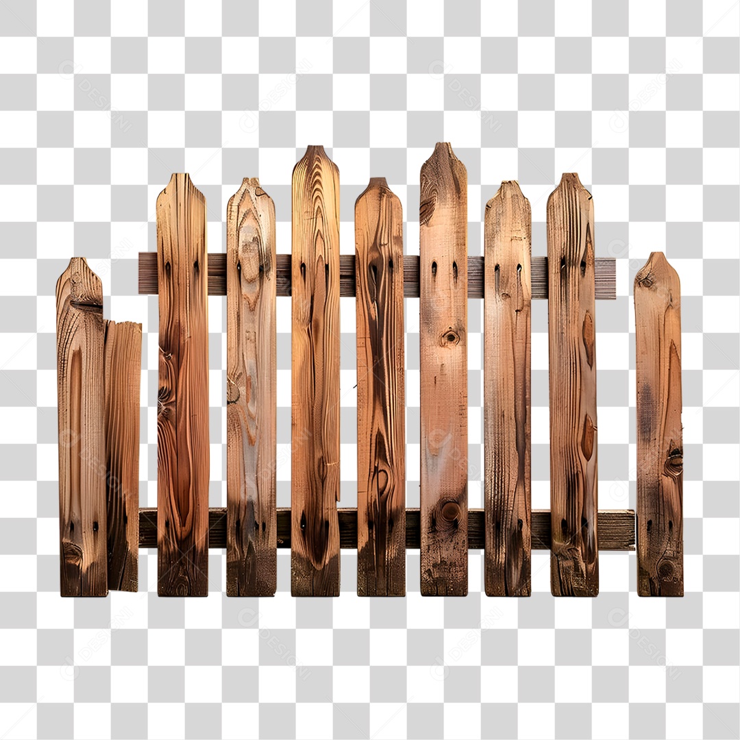 Cerca de Madeira PNG Transparente