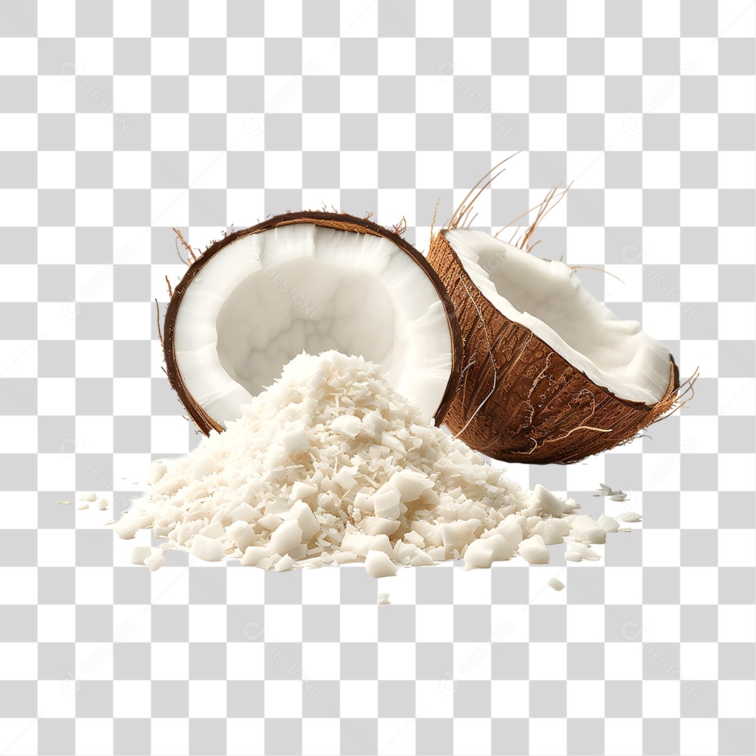 Coco Ralado PNG Transparente