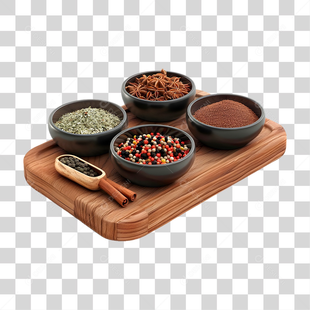 Tigela Temperos PNG Transparente
