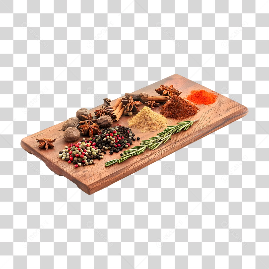 Bandeja Temperos PNG Transparente