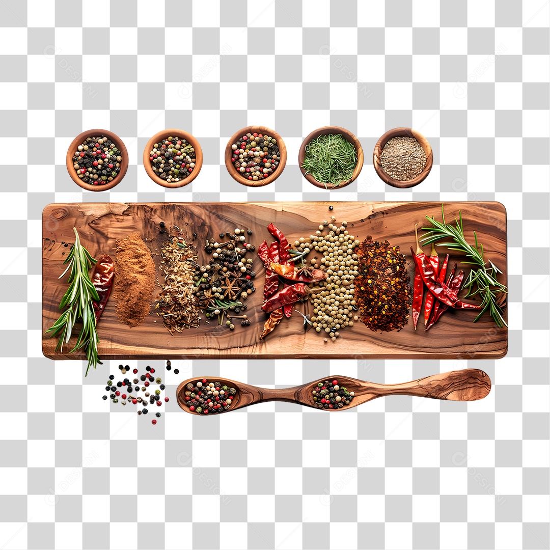 Bandeja Temperos PNG Transparente