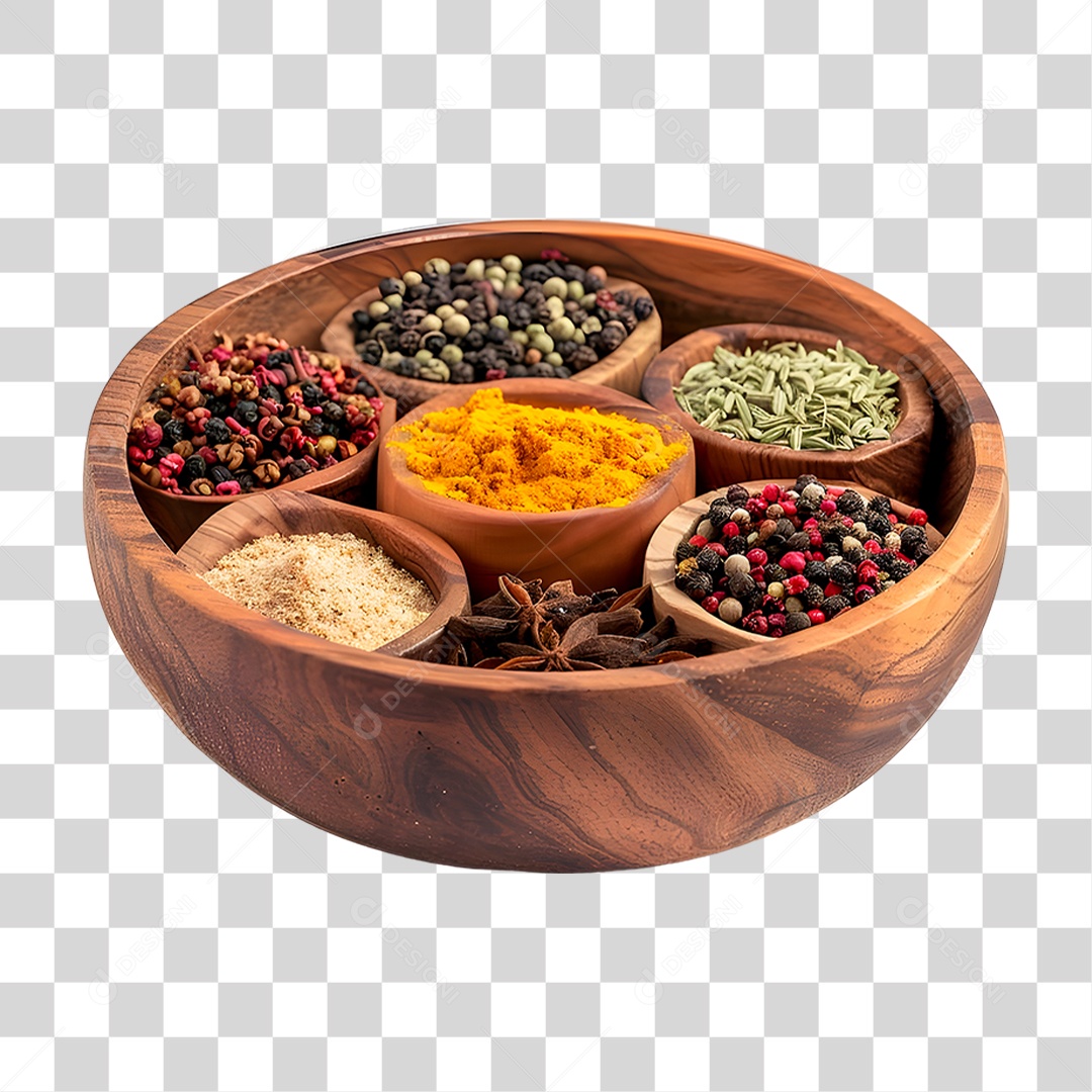Tigela Temperos PNG Transparente