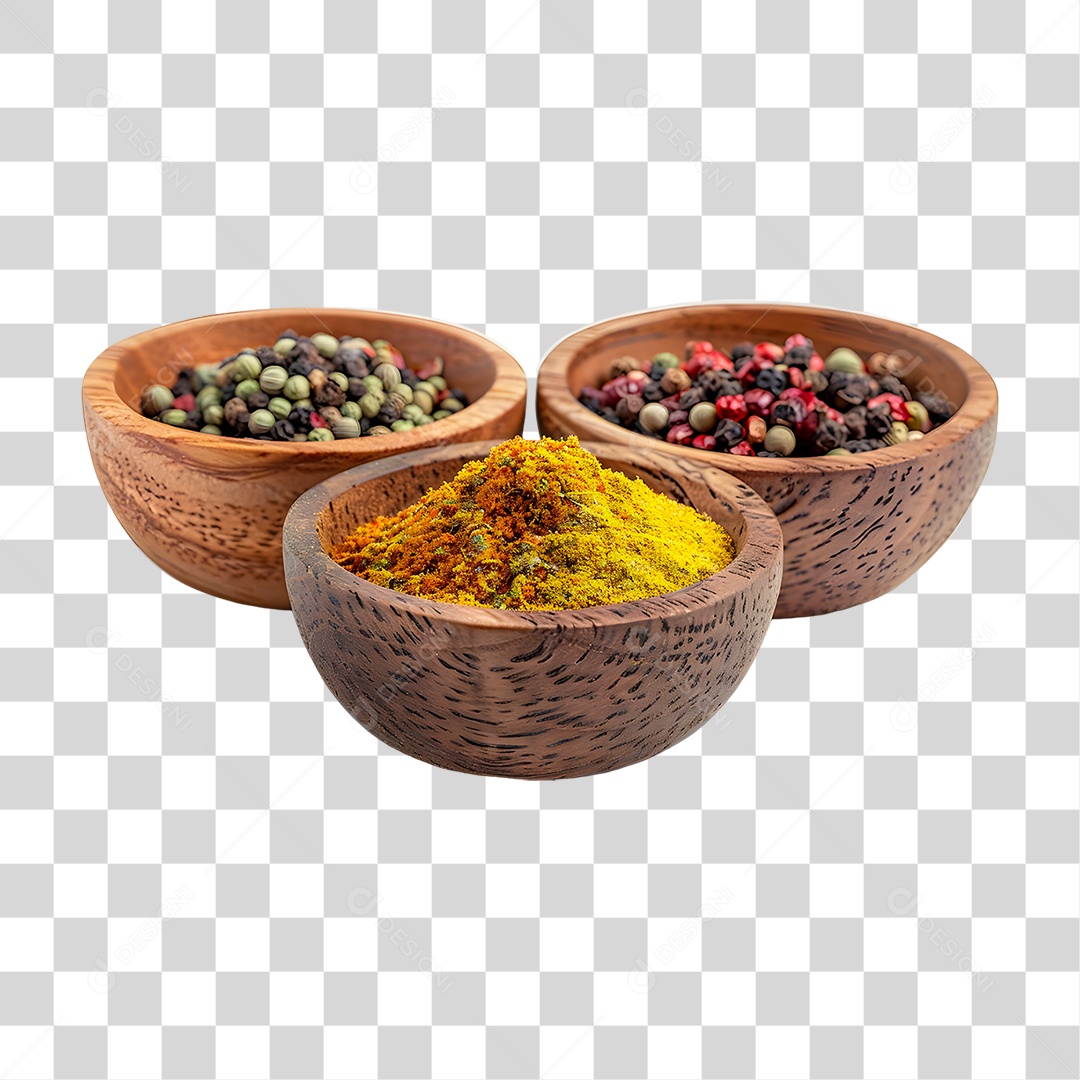 Tigelas de Temperos PNG Transparente