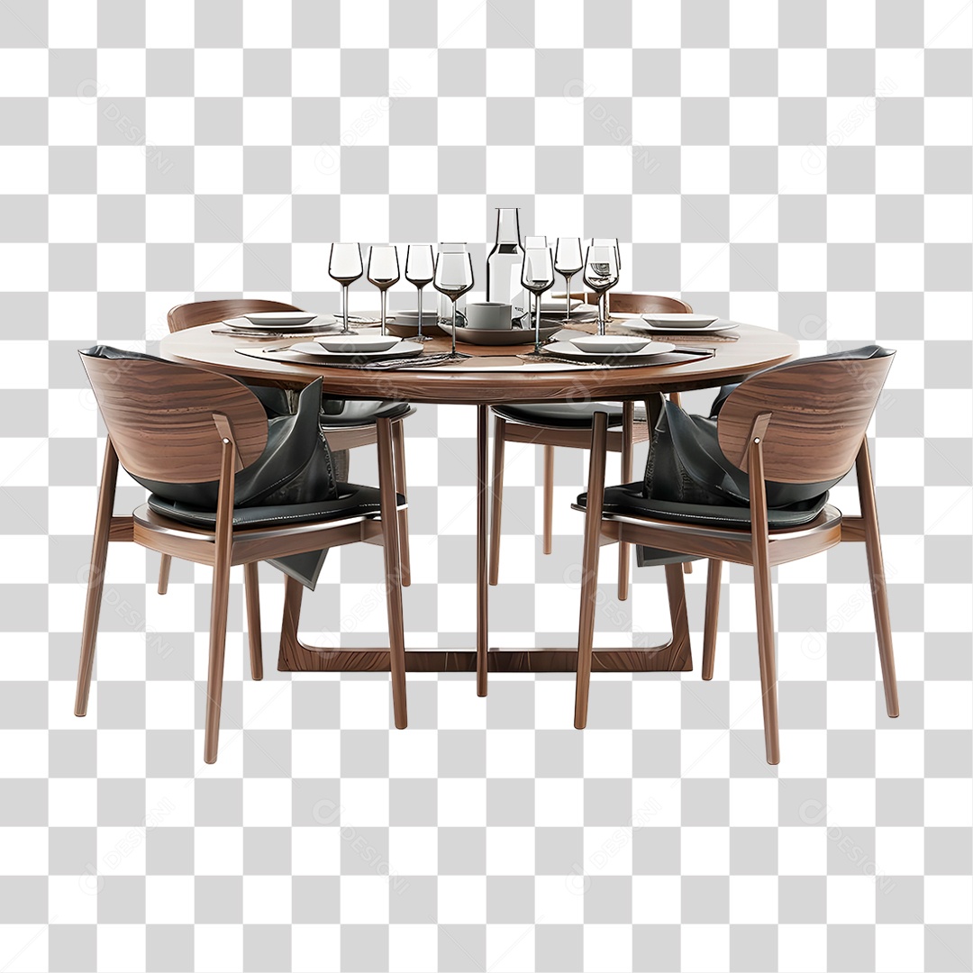 Mesa de Jantar PNG Transparente