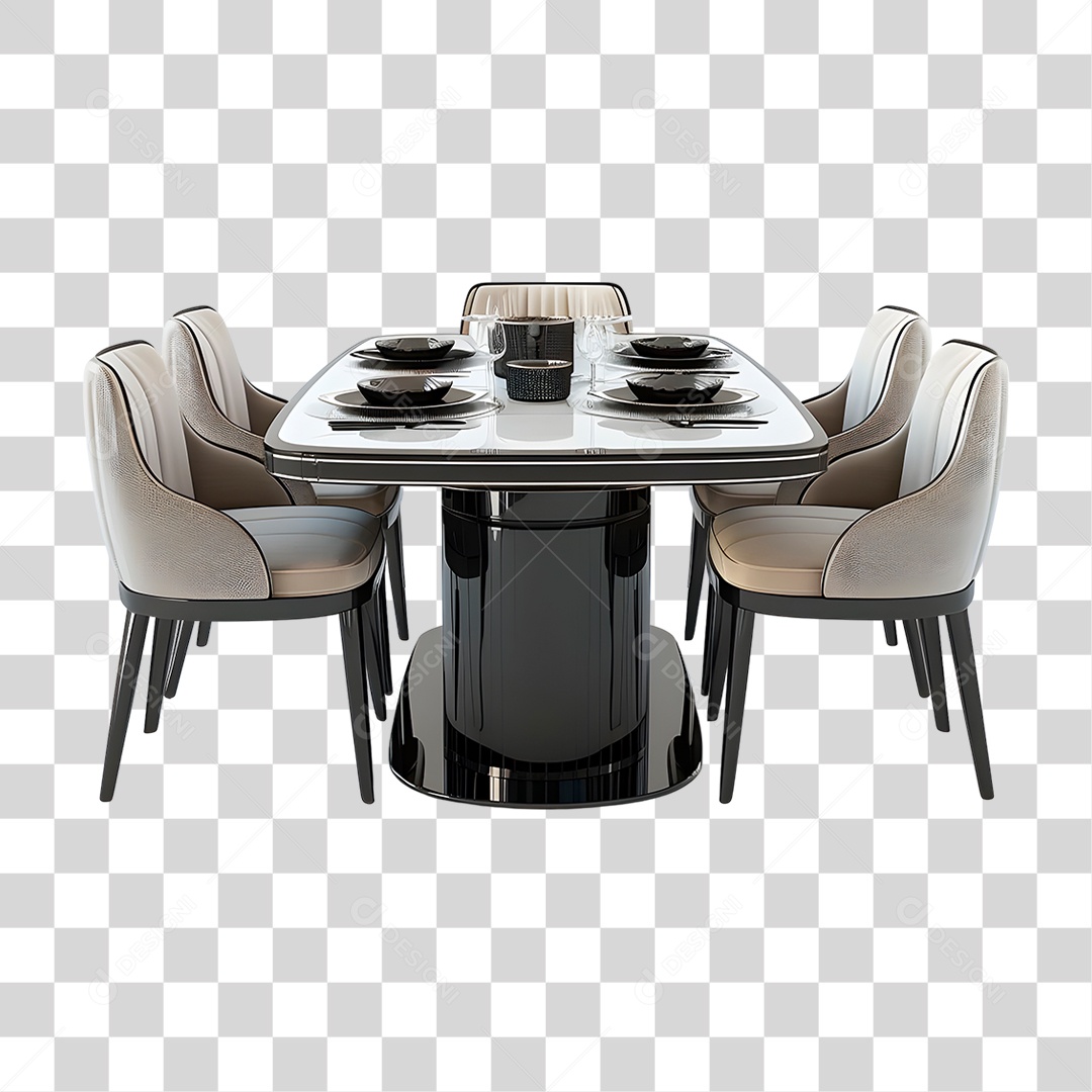 Mesa de Jantar PNG Transparente