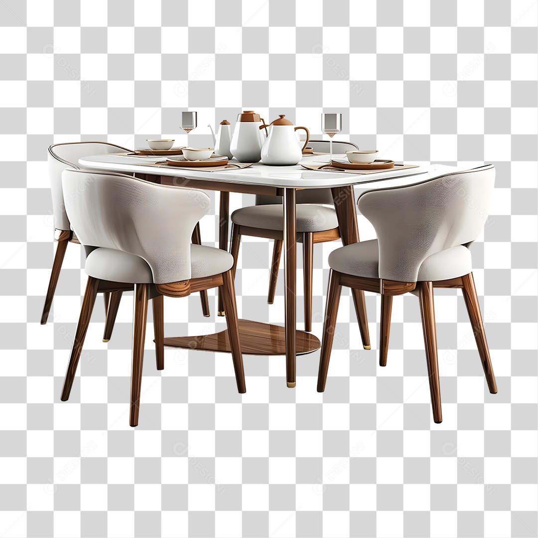 Mesa de Jantar PNG Transparente